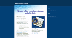 Desktop Screenshot of allscanlivescan.com
