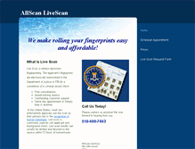 Tablet Screenshot of allscanlivescan.com